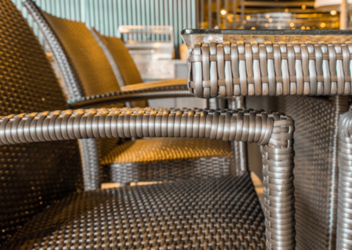 Manhattan 9 Piece Setting with Trieste 2400mm Table