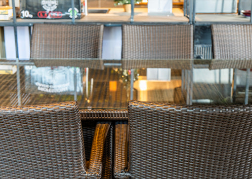 Manhattan 9 Piece Setting with Trieste 2400mm Table