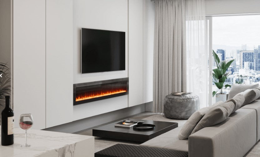 Ambe Linear 72" Electric Fireplace