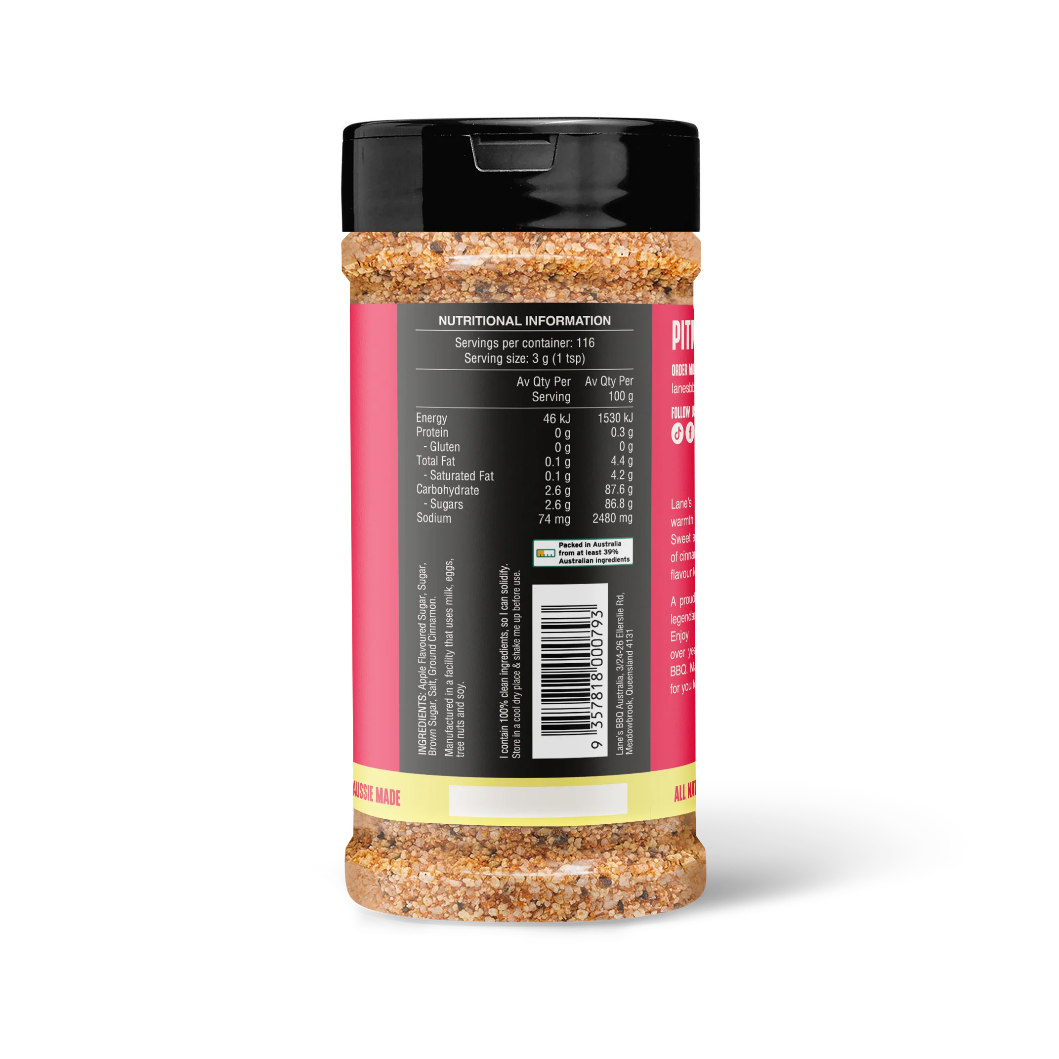 Lanes BBQ Apple Pie Rub