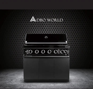 Aspire Stainless Steel 6 Burner Built In BBQ