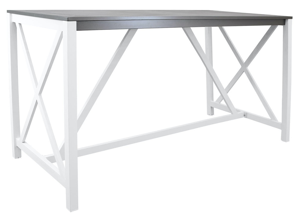Shelta Bridgeport Aluminium Rectangle Bar Table