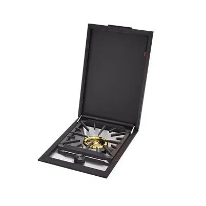 Beefeater Proline 6 Burner BBQ with Hood and Side Burner with COLORBOND Steel Monument Finish - Bundle Deal