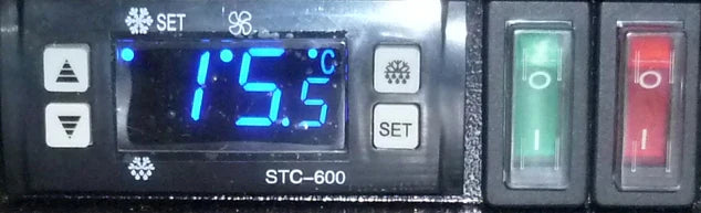 RHINO LG Compressor Alfresco Glass heated Door 208L Black Bar Fridge SG2H-B-HD