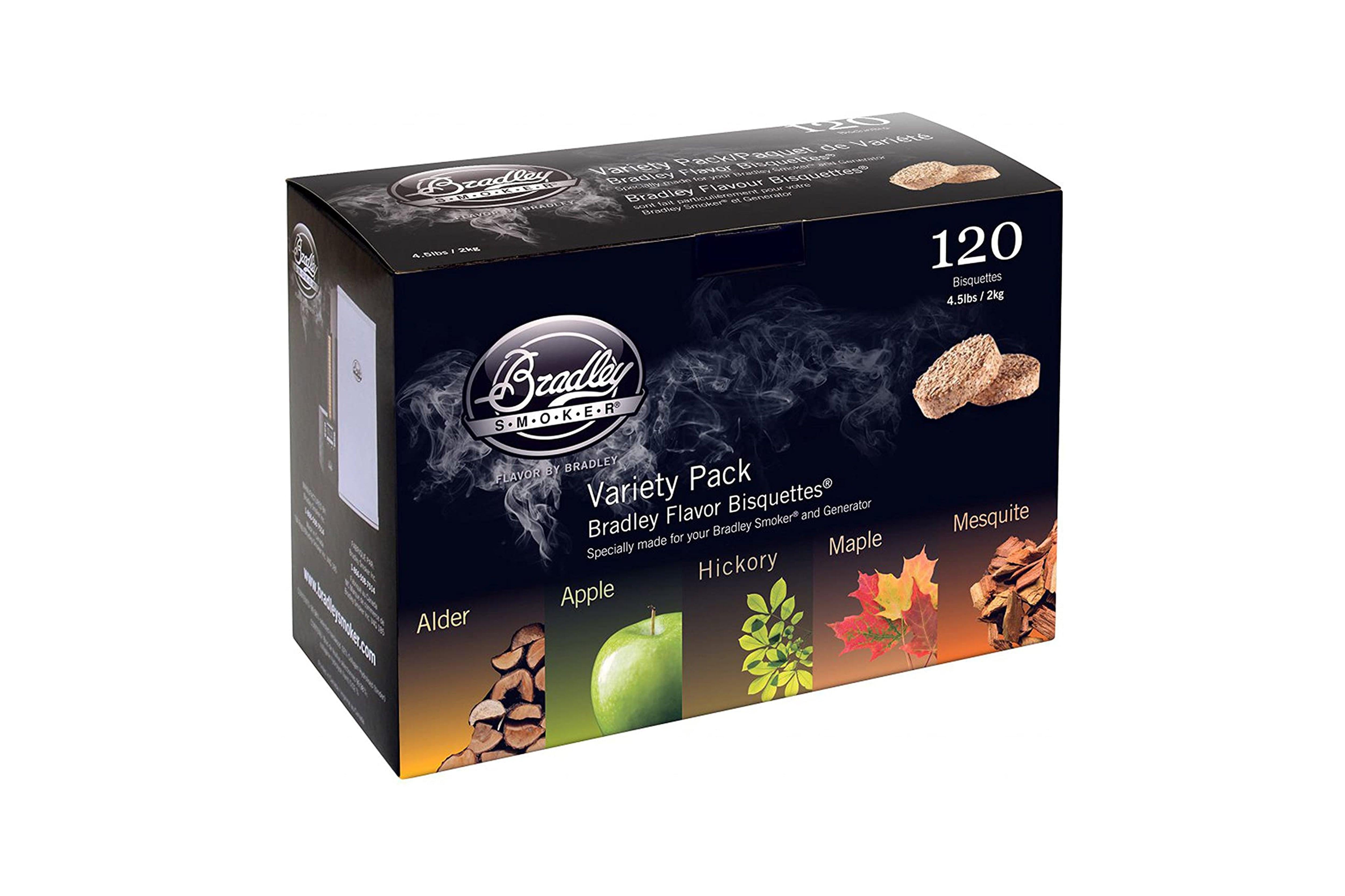 Bradley Variety Pack Bisquettes 120 Pack