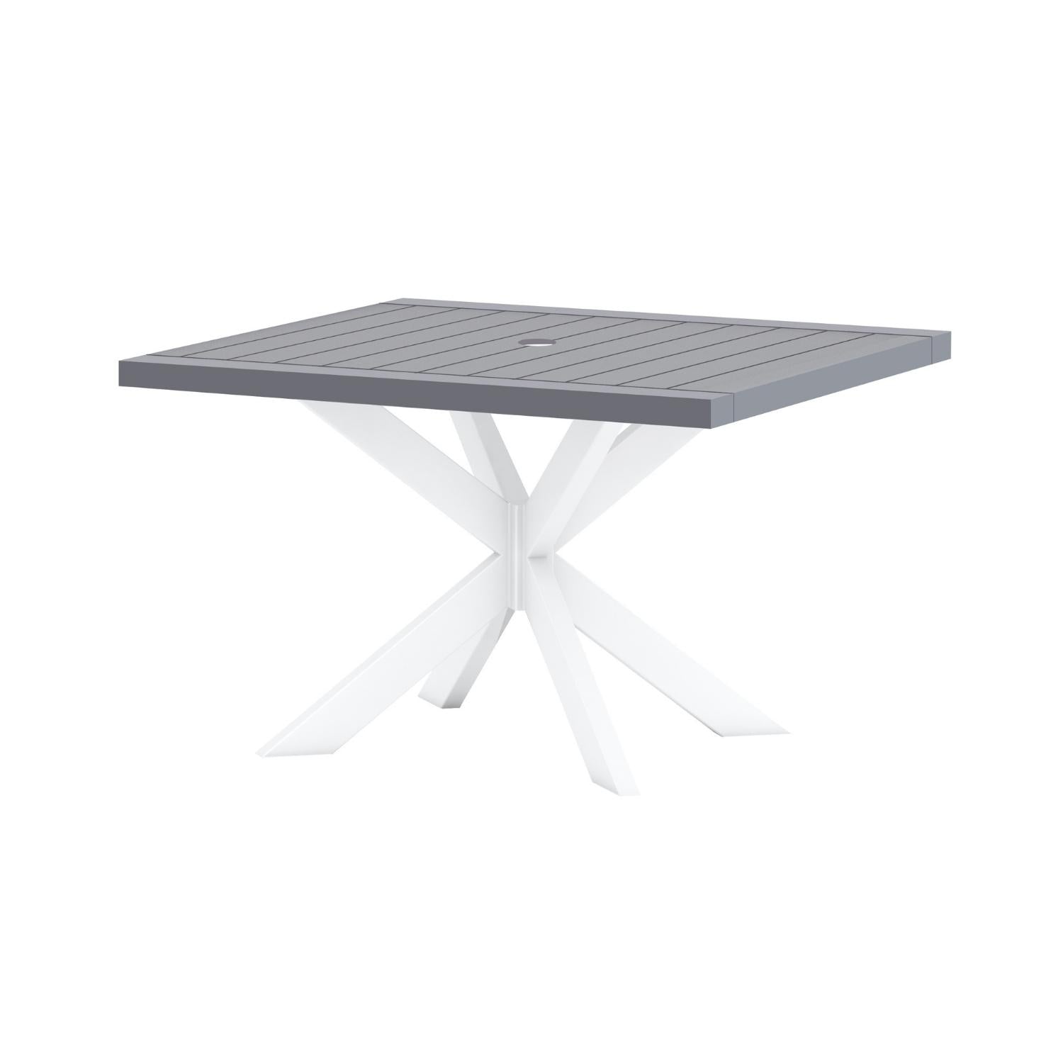 Shelta Bridgeport Aluminium Square Dining Table - Graphite