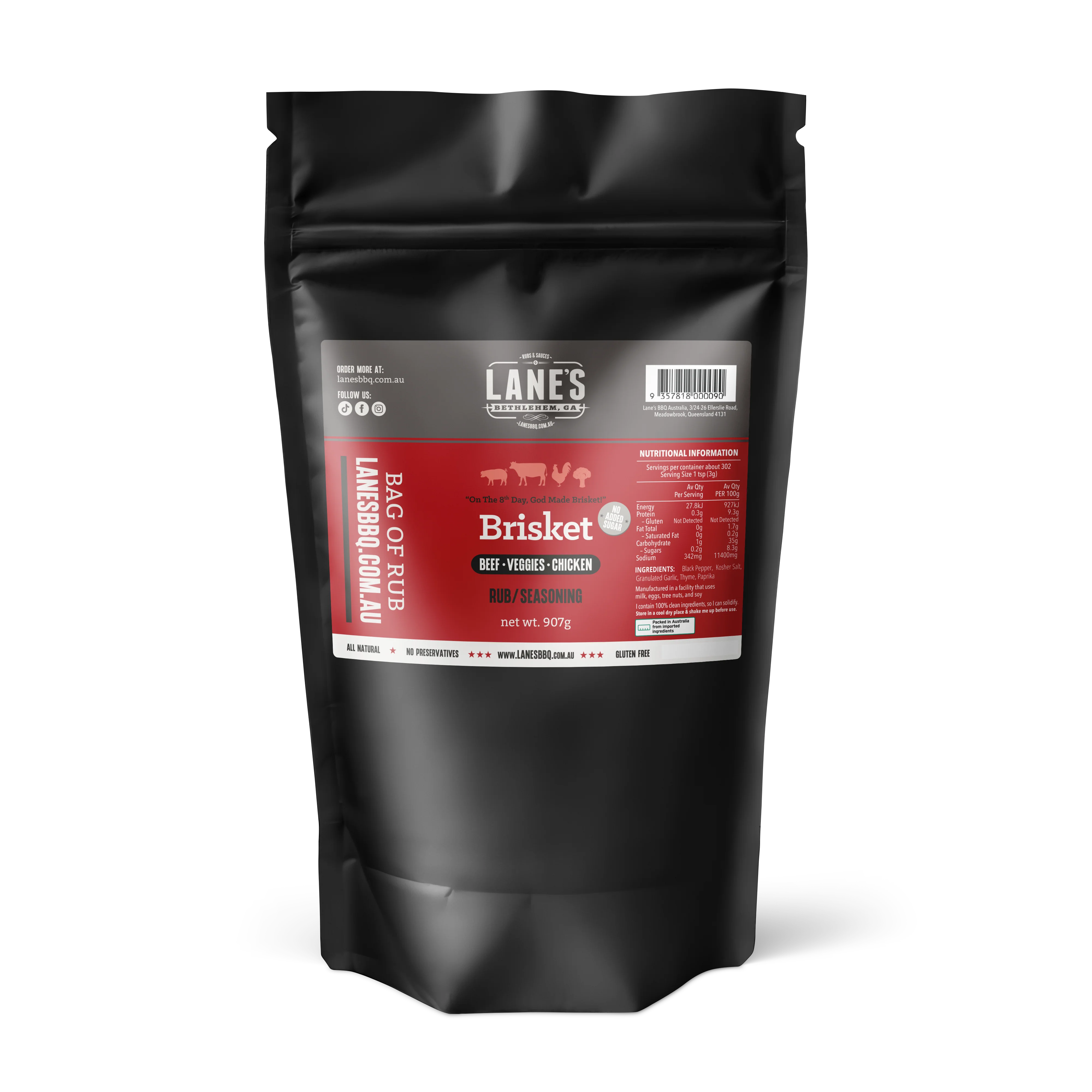 Lanes BBQ Brisket Rub