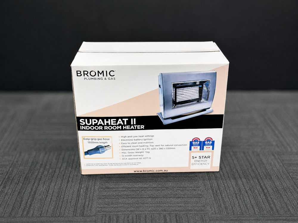 Clearance Sale - Bromic Heater Room Supaheat II Silver