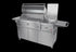 Tucker Charcoal Deluxe Pro XL BBQ on Cabinet Plus Wok Burner with Roasting Hood and Wok Hinged Lid