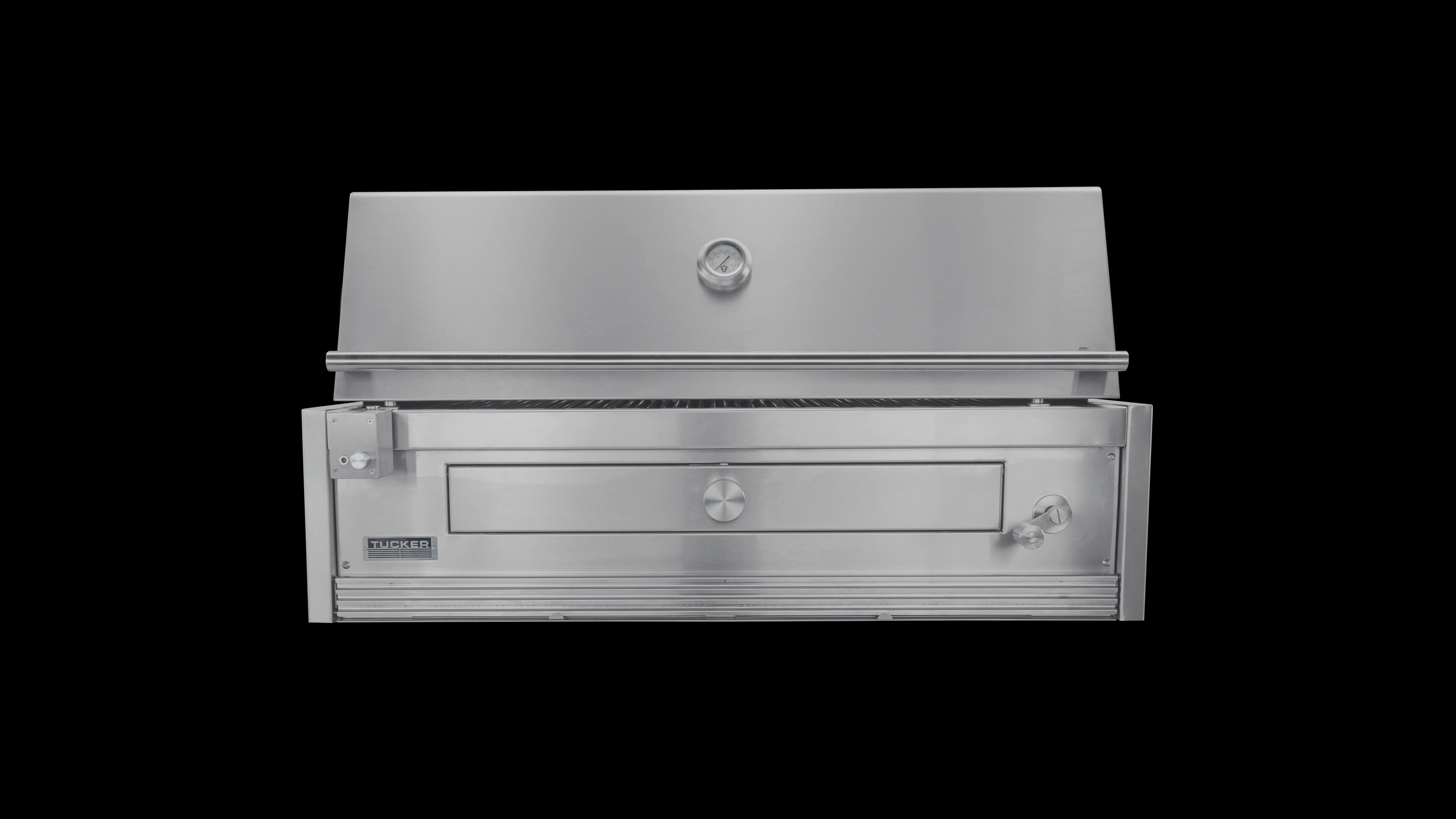 Tucker Charcoal Deluxe Pro XL Built-In BBQ with Roasting Hood