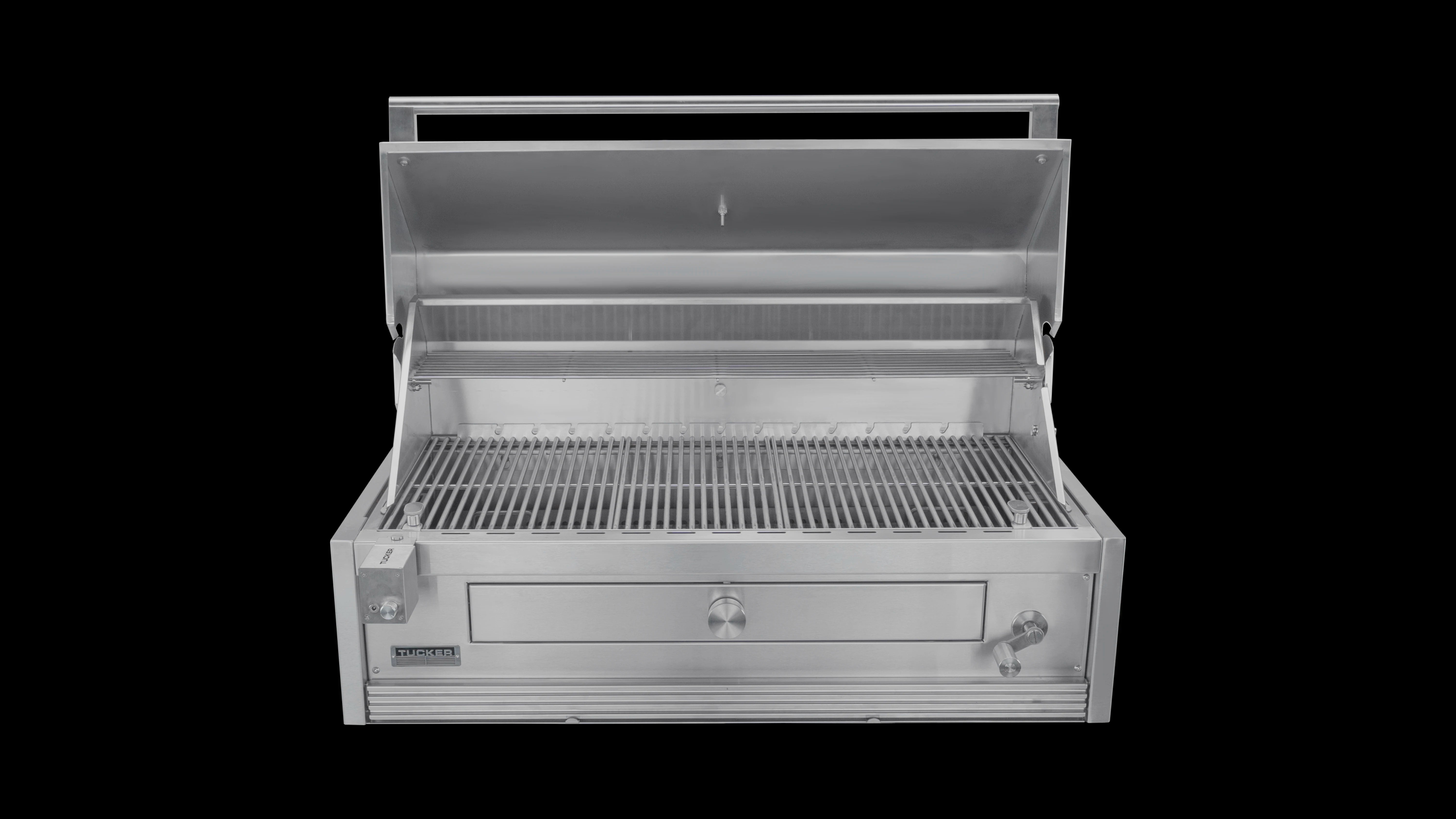 Tucker Charcoal Deluxe Pro XL Built-In BBQ with Roasting Hood