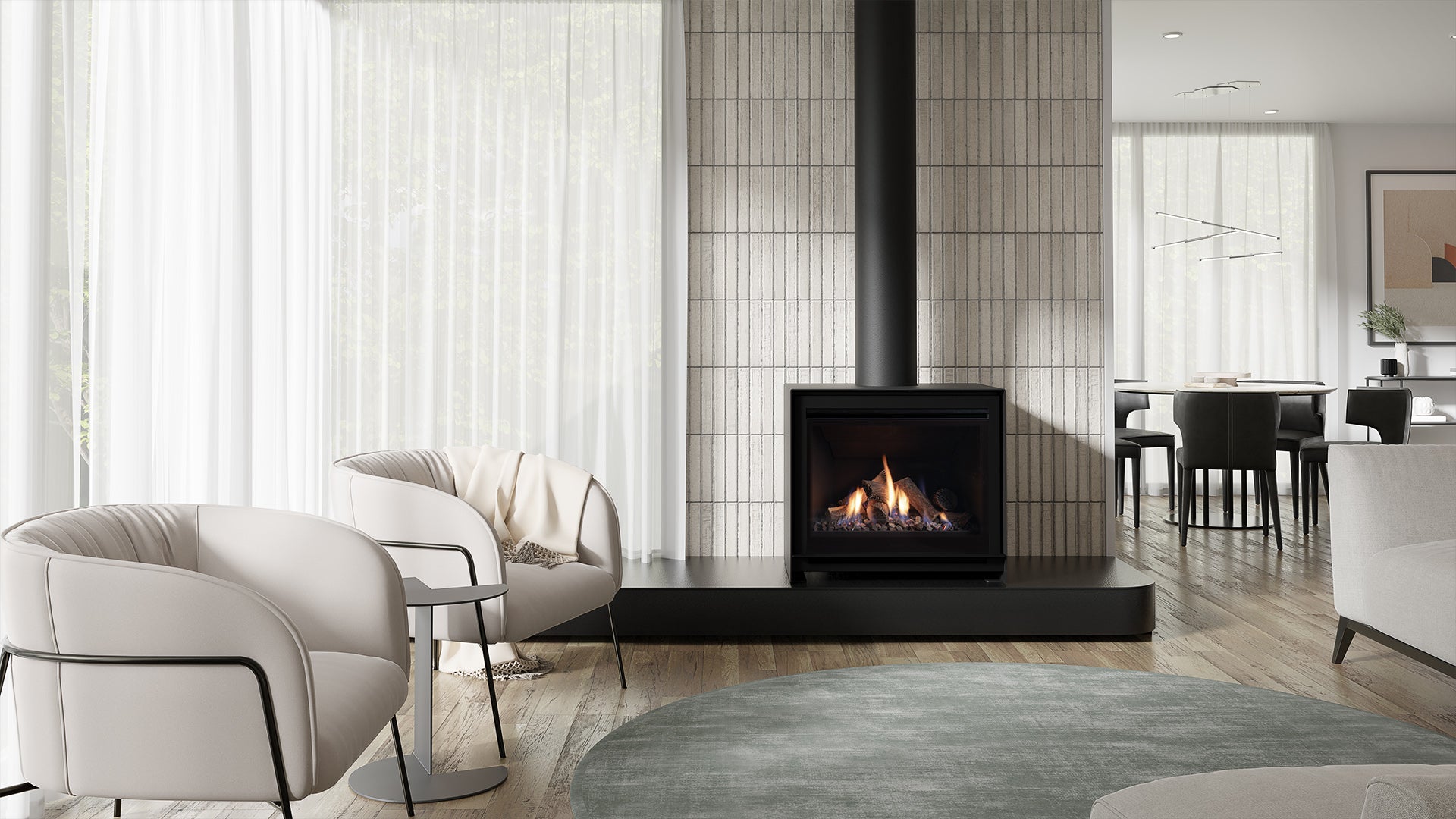 Escea DFS740 Freestanding Gas Fireplace