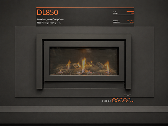 Clearance Sale - Escea DL850 Gas Fireplace