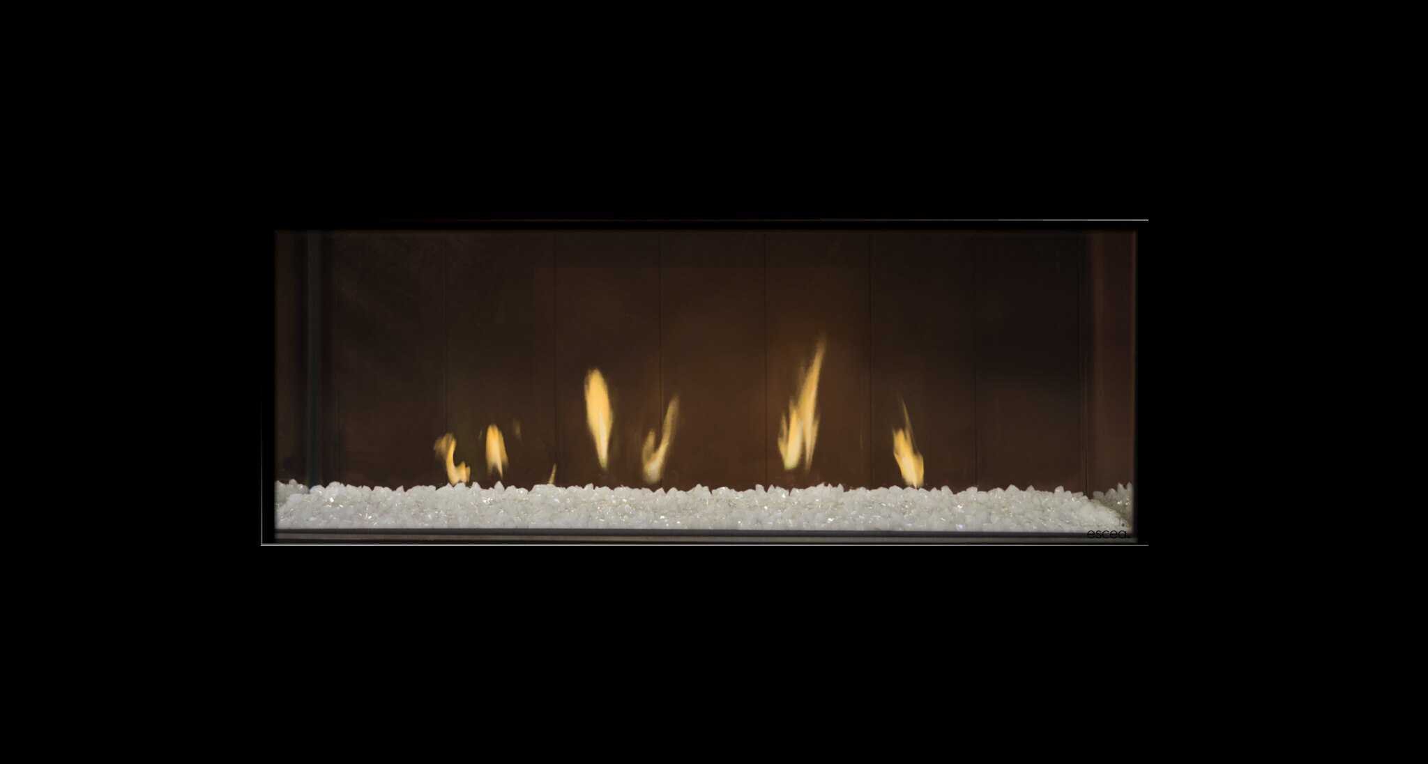 Escea DS1150 Single Sided Gas Fireplace, Heater, Glen Dimplex