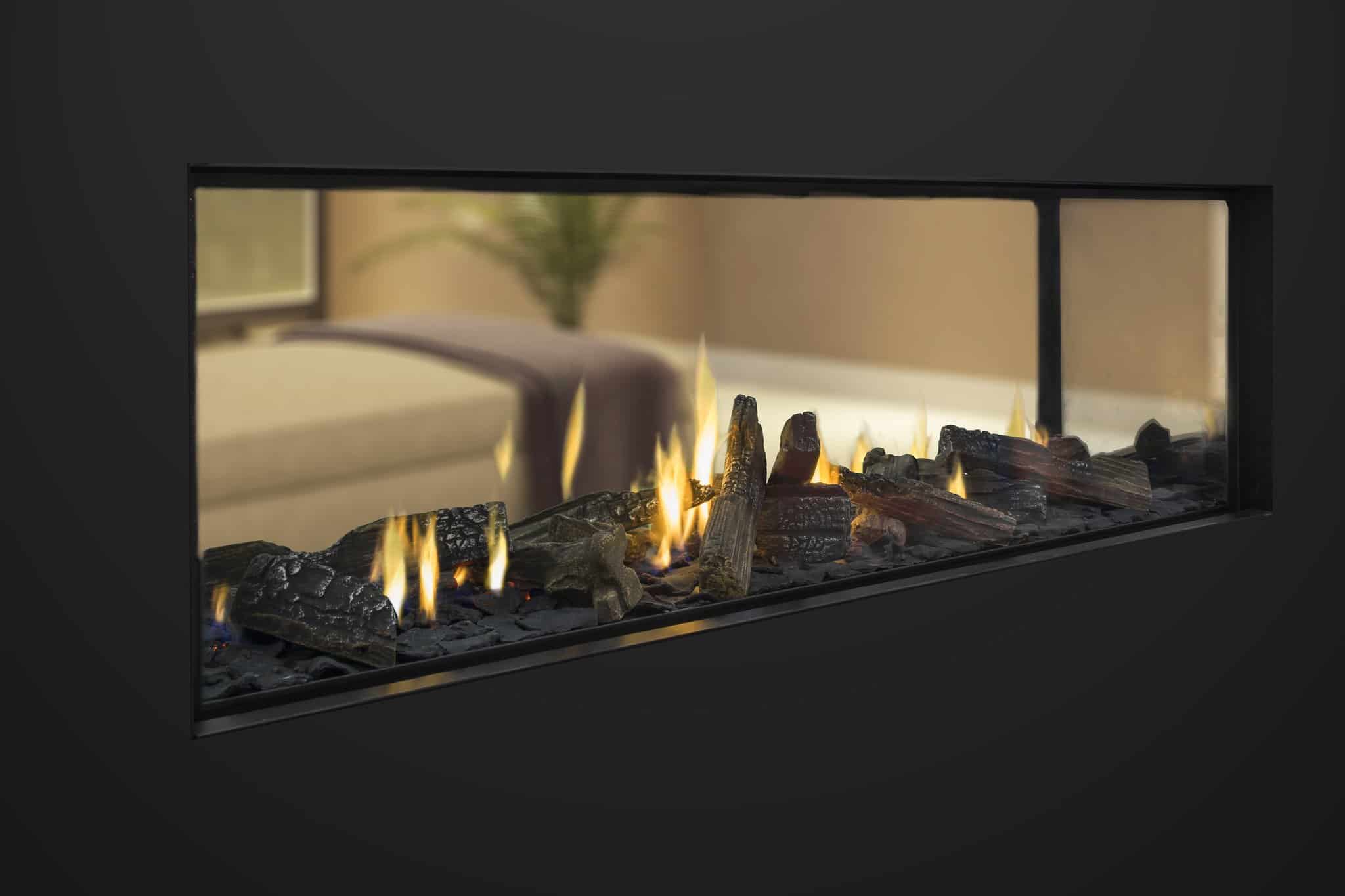 Escea DS1400 Double Sided Gas Fireplace - Tucker Barbecues