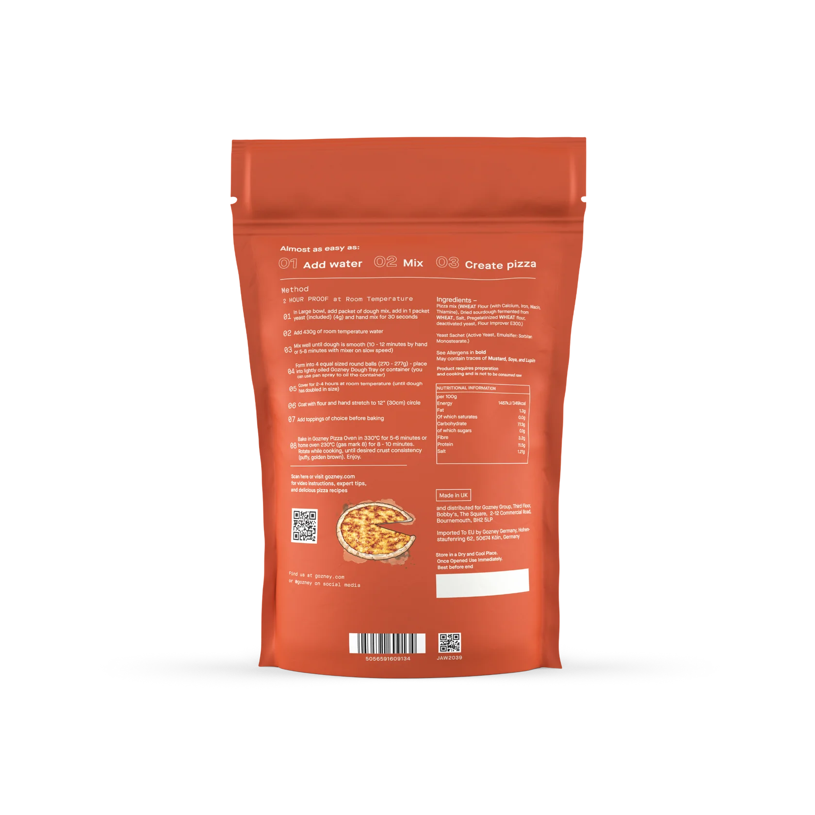 Gozney Classic Pizza Dough - Tucker Barbecues
