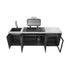 Everdure Seabreeze 3 Burner BBQ Black Modular Outdoor Kitchen with Sink & Beverage Cooler
