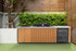 Everdure Seabreeze 3 Burner BBQ Timber Look Modular Outdoor Kitchen with Sink & Beverage Cooler