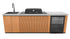 Everdure Seabreeze 3 Burner BBQ Timber Look Modular Outdoor Kitchen with Sink & Beverage Cooler