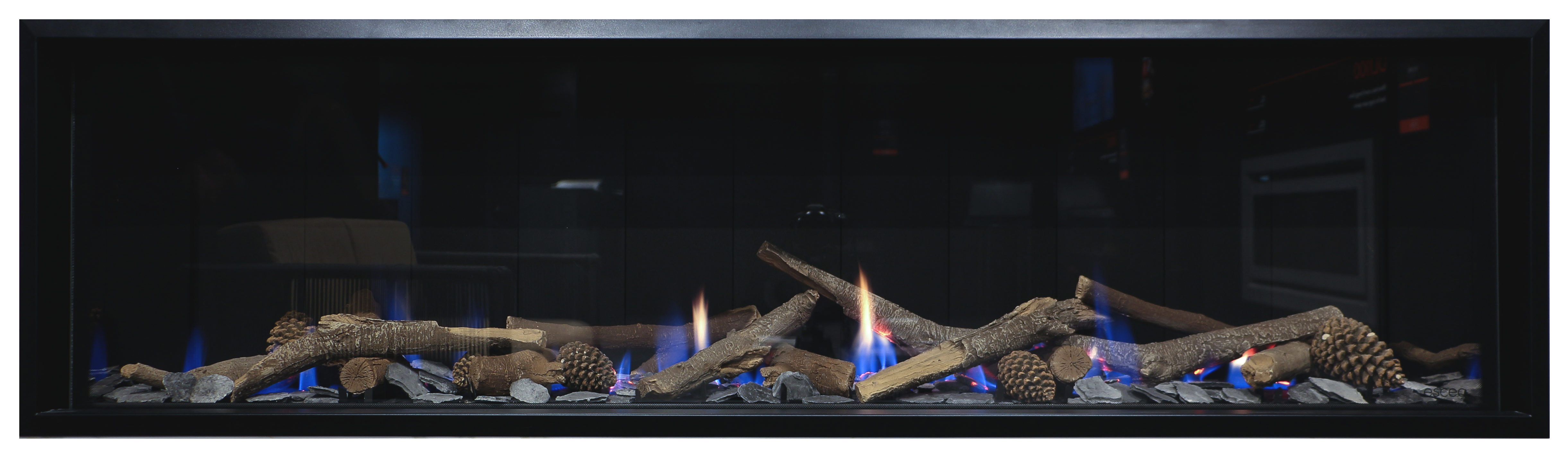 Escea DS1650 Single Sided Gas Fireplace, Heater, Glen Dimplex