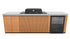 Everdure Seabreeze 3 Burner BBQ Timber Look Modular Outdoor Kitchen with Double Door Storage & Beverage Cooler