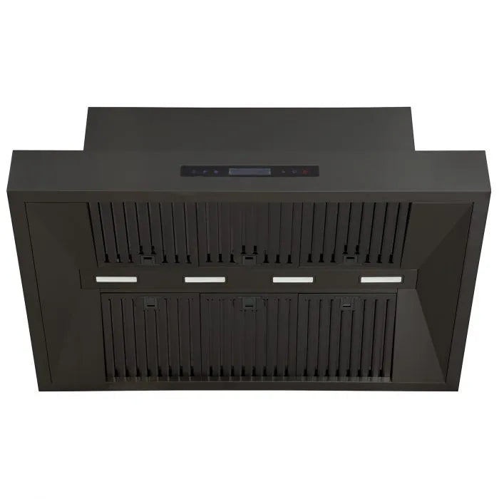 Excelsior 1200mm Wall Mounted BBQ Rangehood - 304 Stainless Steel with Black Finish