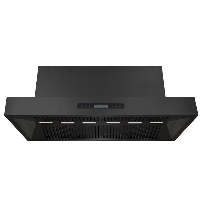 Excelsior 1480mm Wall Mounted BBQ Rangehood - 304 Stainless Steel with Black Finish