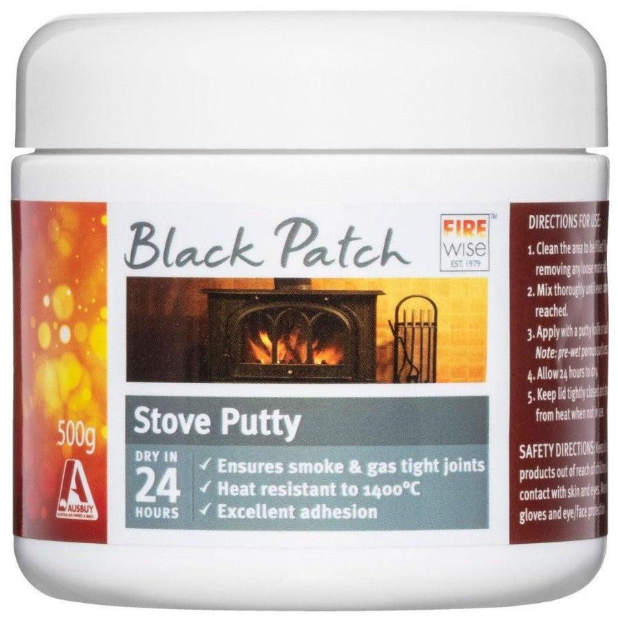 FireUp Black Patch Stove Putty