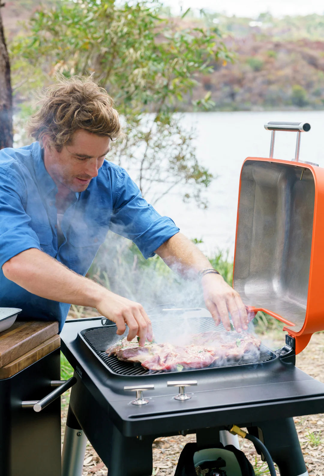 Everdure FORCE 2B Gas Barbeque With Stand - Orange