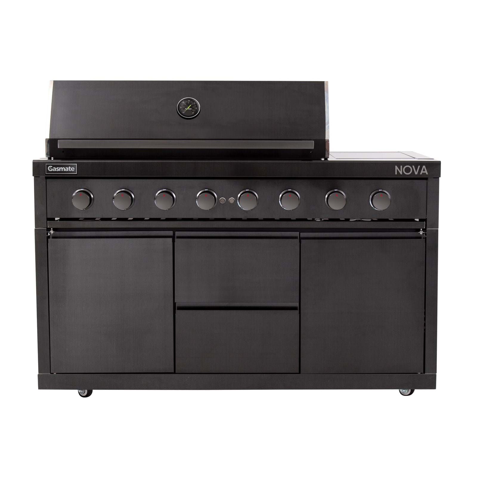 Gasmate Nova MK2 6 Burner Gas BBQ With Side Burner