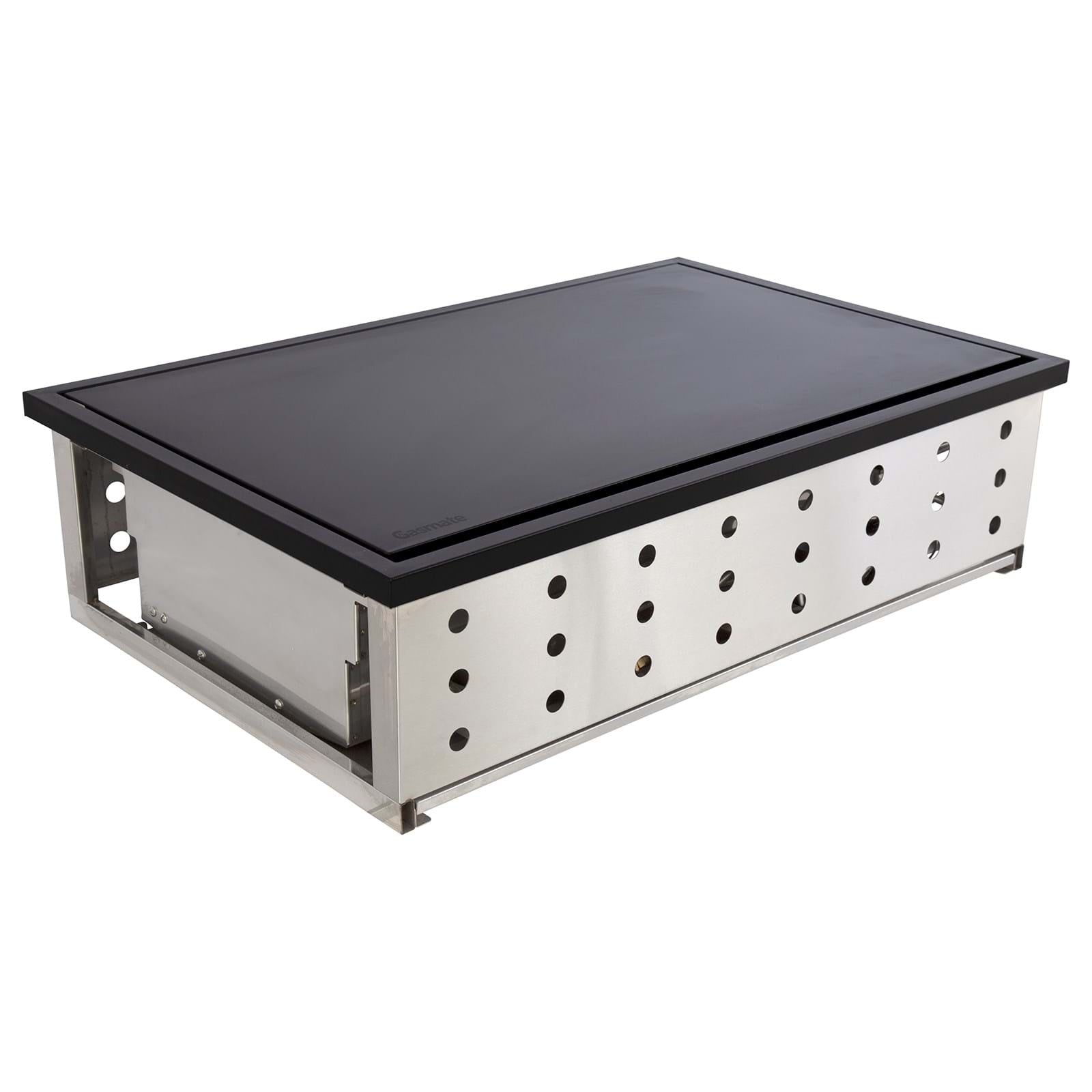 Gasmate Phoenix Black 4B Flush Mount Drop In BBQ
