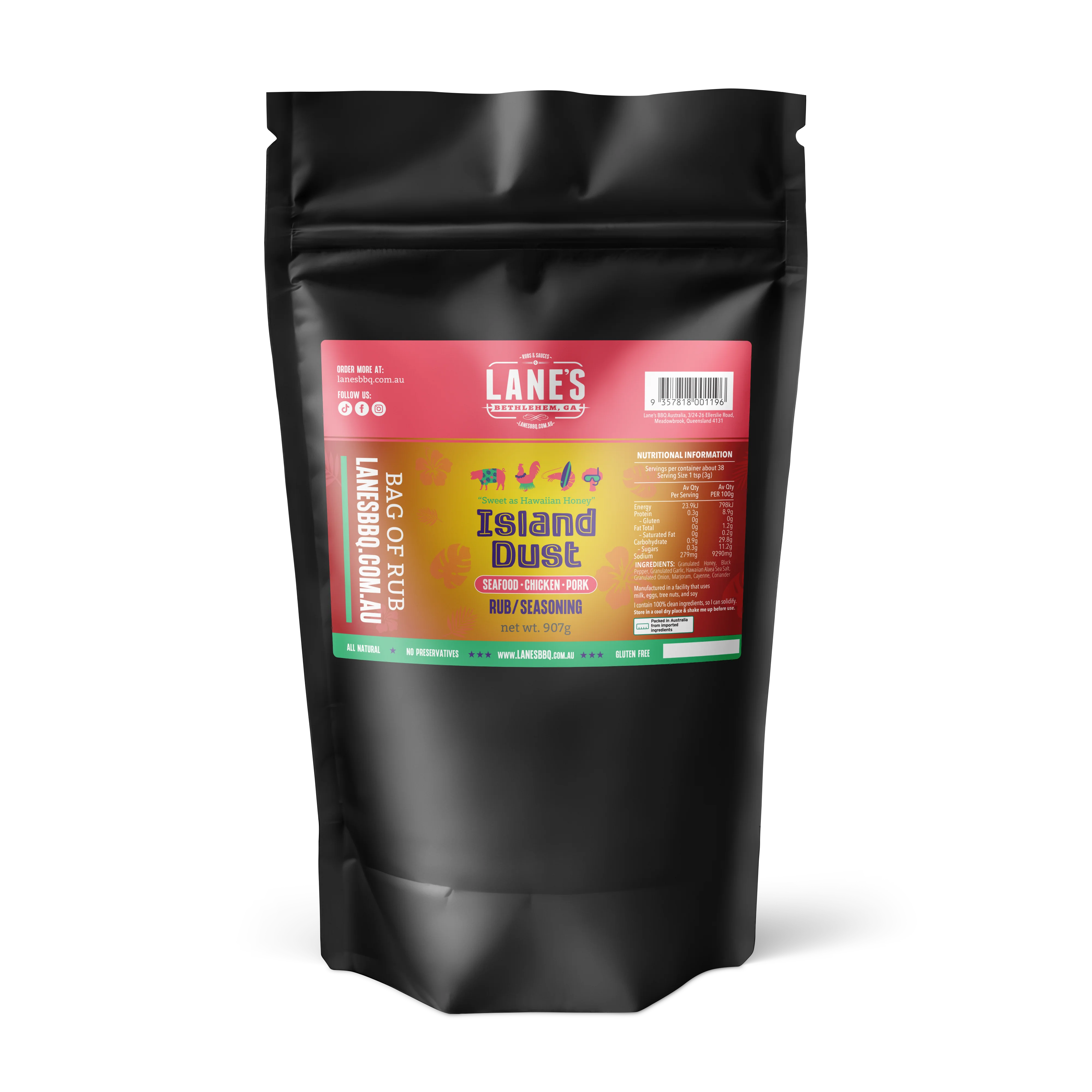 Lanes BBQ Island Dust Rub