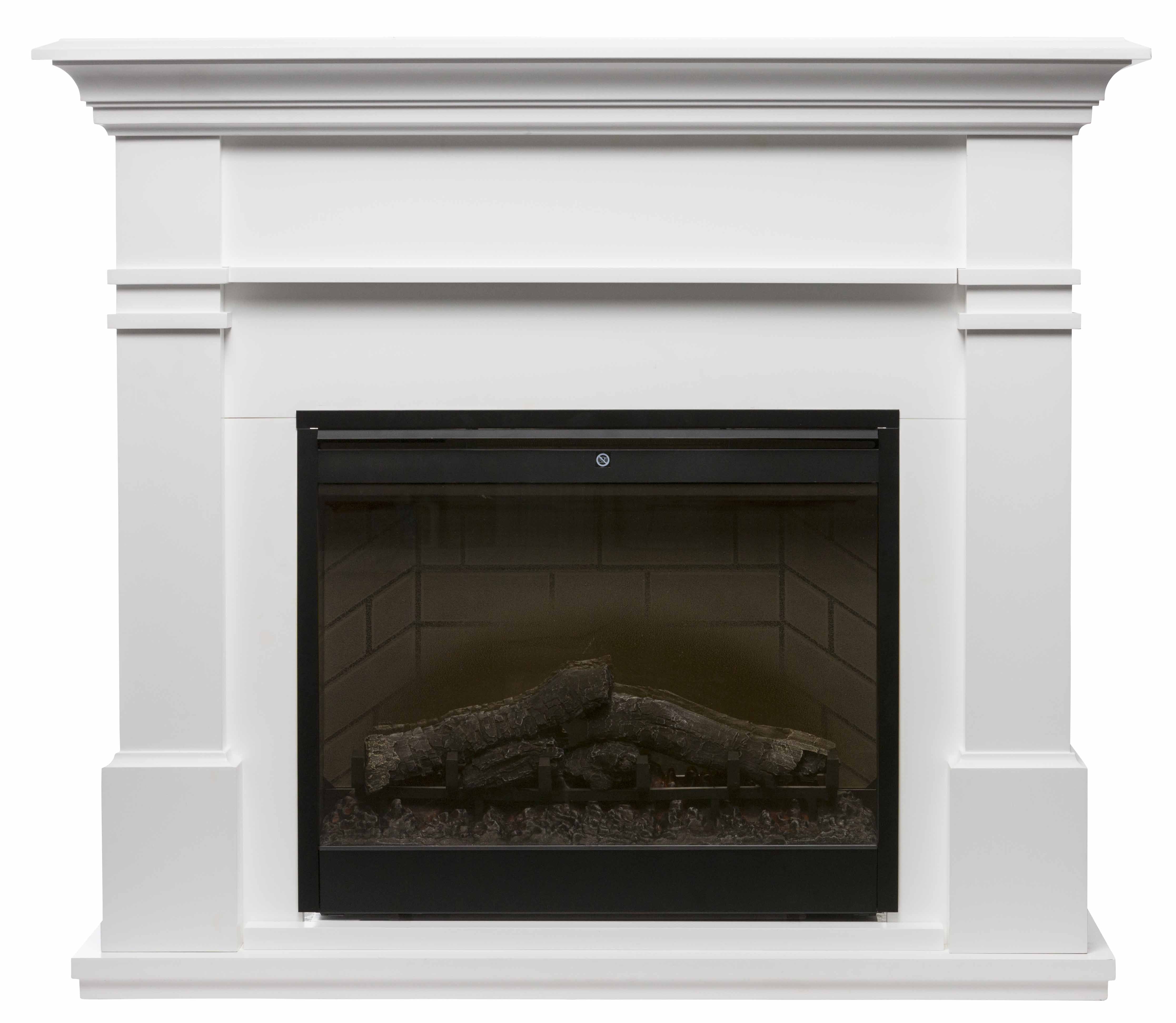 Dimplex 2kW Kenton White Mantle with LED Firebox