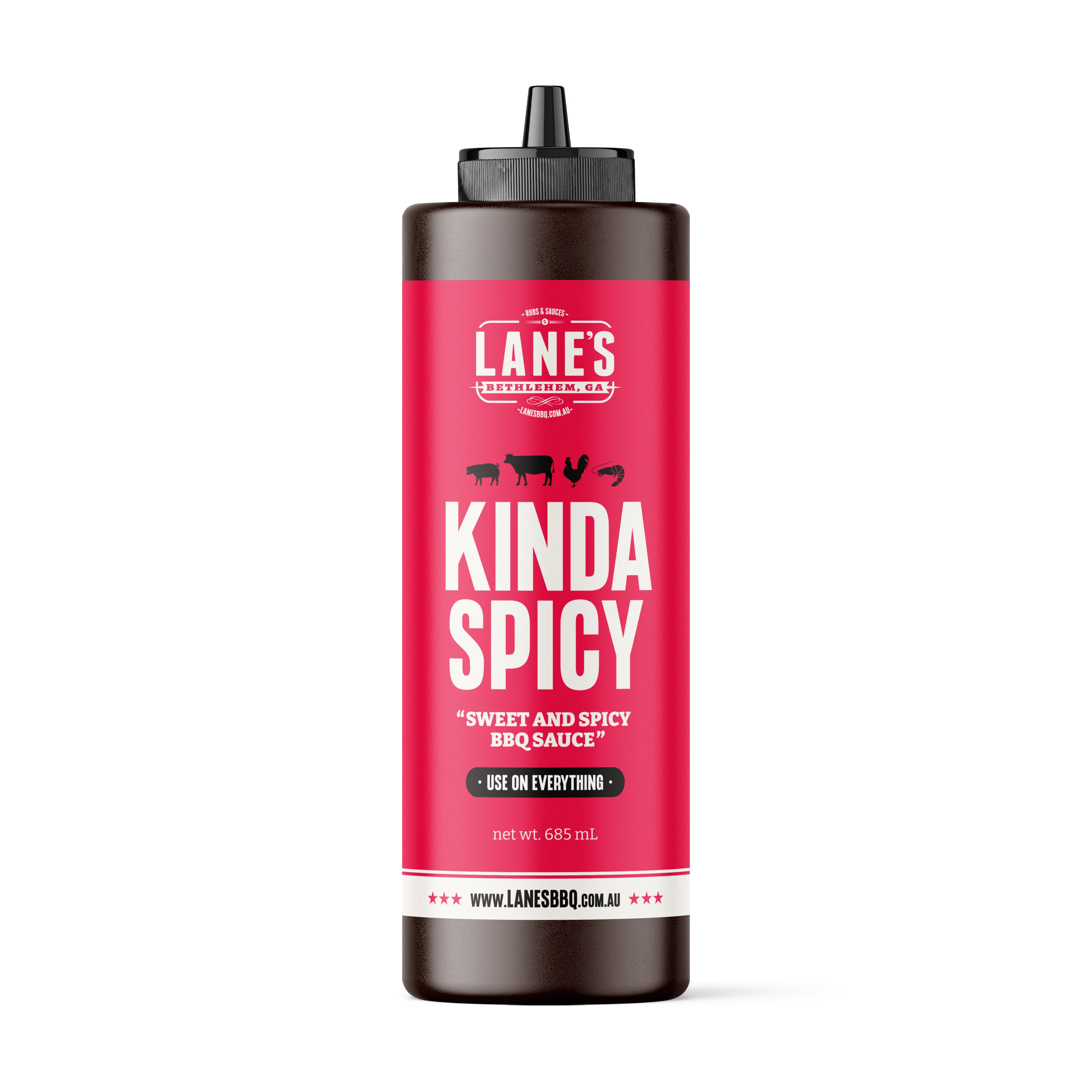 Lanes BBQ Kinda Spicy Sauce
