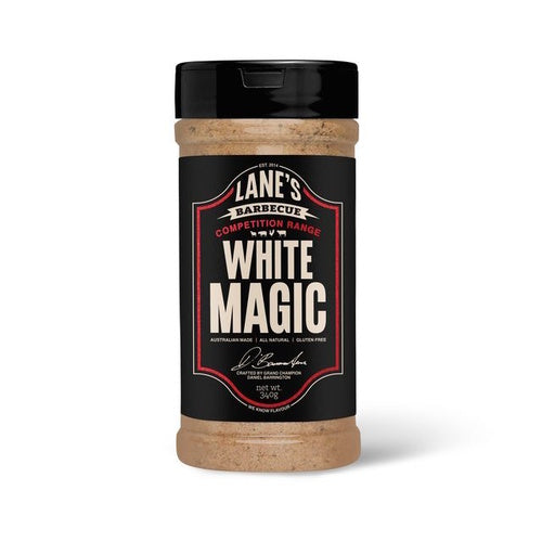 Lanes BBQ White Magic Rub 340g - Limited Edition - Tucker Barbecues