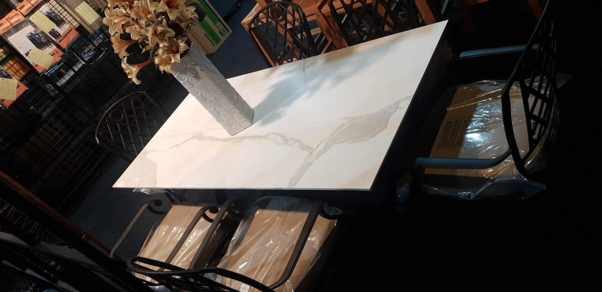 Clearance Sale - Laminam Porcelain Table Top with SS Leg System