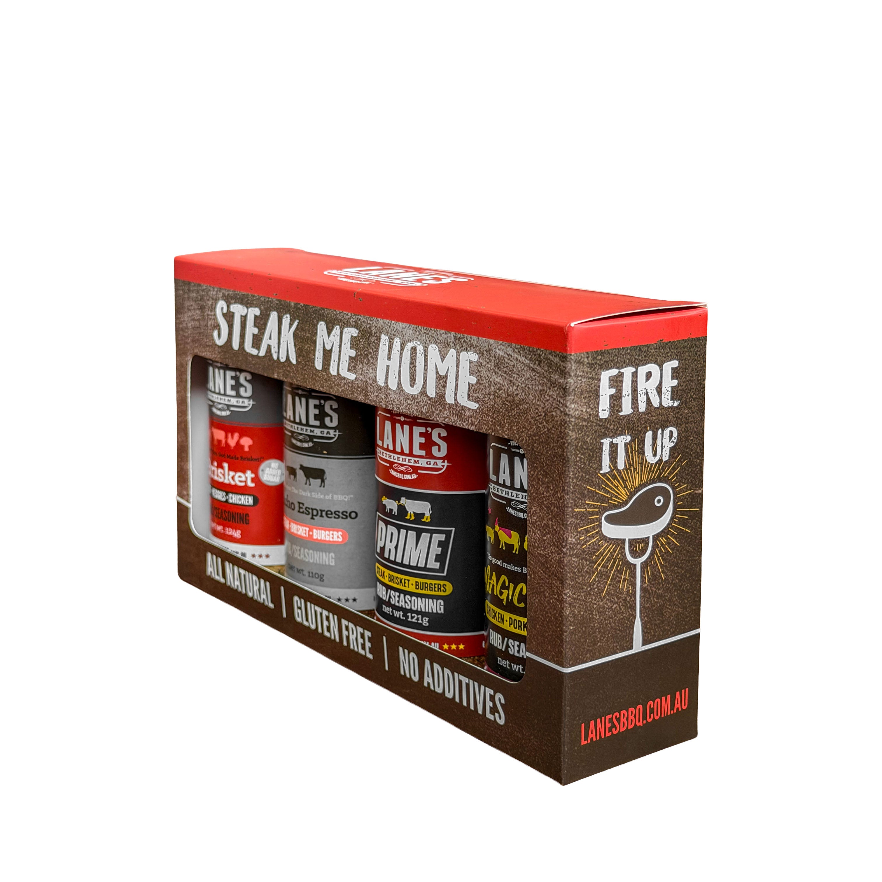 Lanes BBQ Steak Me Home - 4 Rub Gift Set - Tucker Barbecues