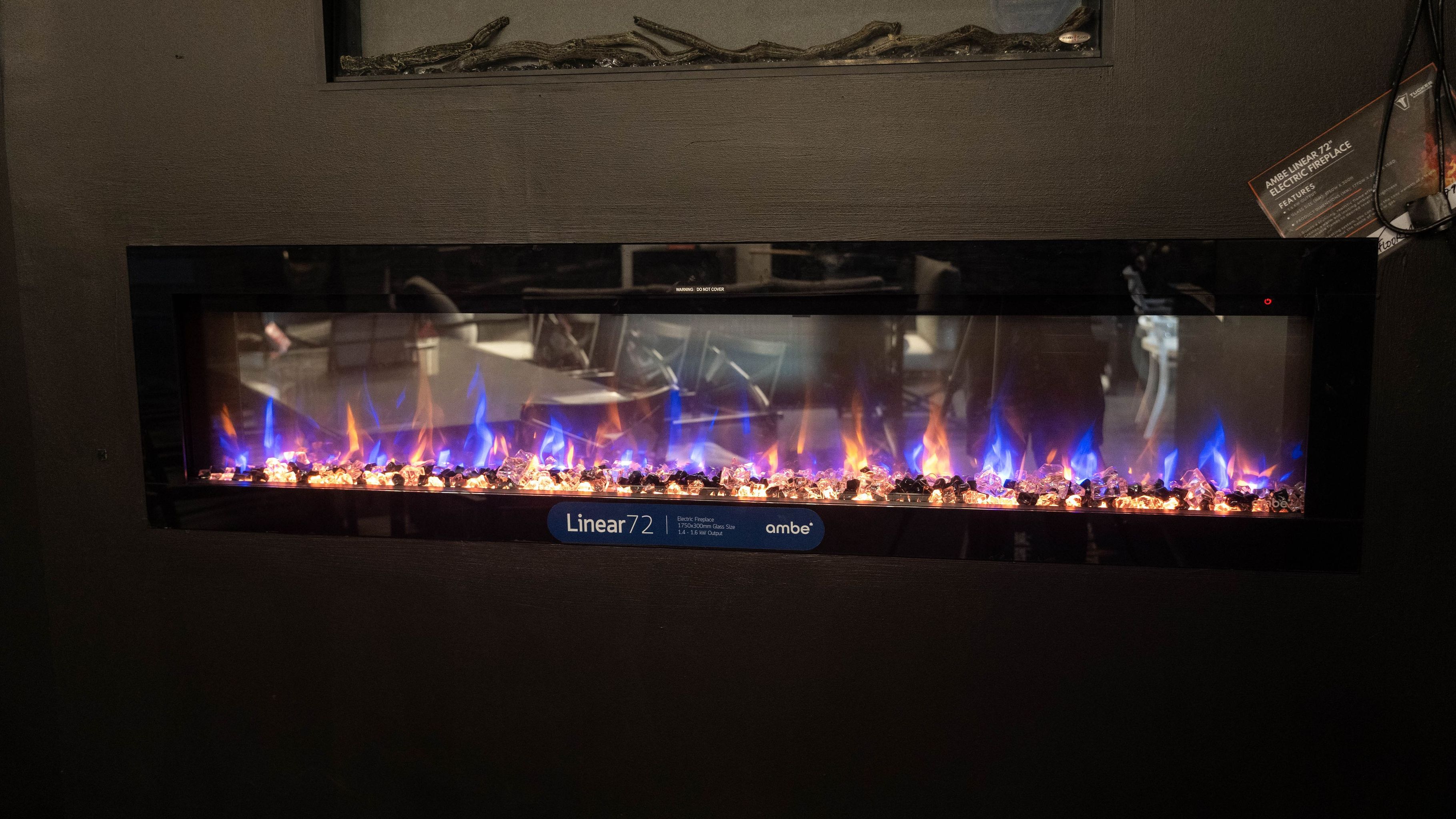 Clearance Sale - Ambe Linear 72" Electric Fireplace