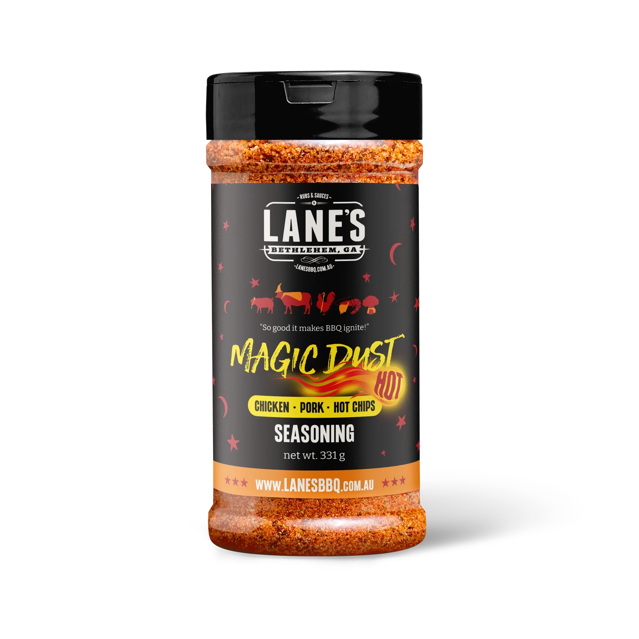 Lanes BBQ Magic Dust Hot Rub