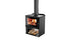 Masport Auburn 6 Freestanding Wood Fireplace with Woodstacker - Tucker Barbecues