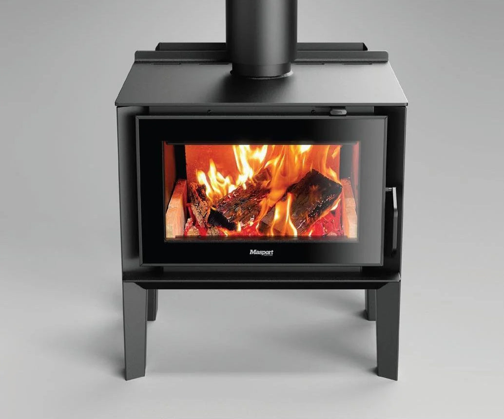 Masport Auburn 6 Freestanding Wood Fireplace with Legs
