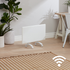 Nobo 1kW Slimline Wi-Fi Panel Heater with Castors