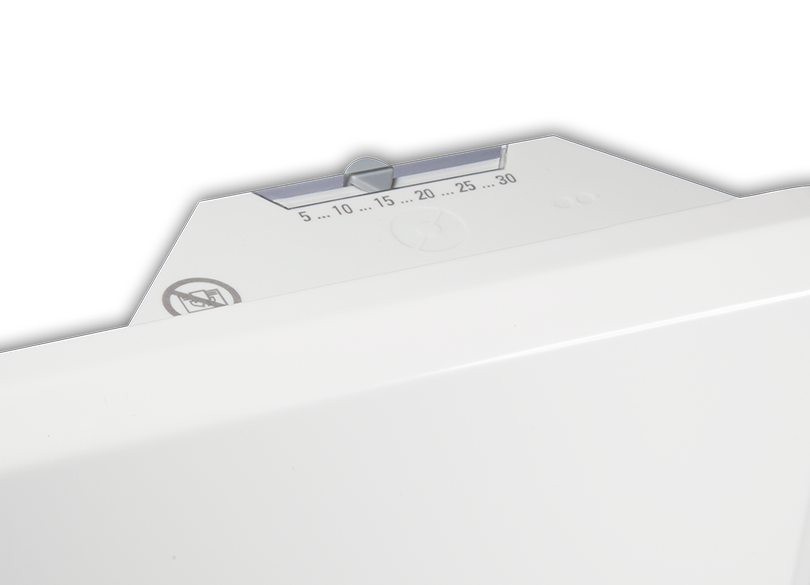 Nobo 1kW Slimline Panel Heater with Thermostat and Castors
