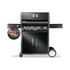 Napoleon Rogue Pro 525 Black 4 Burner BBQ with Infrared Sizzle Sideburner