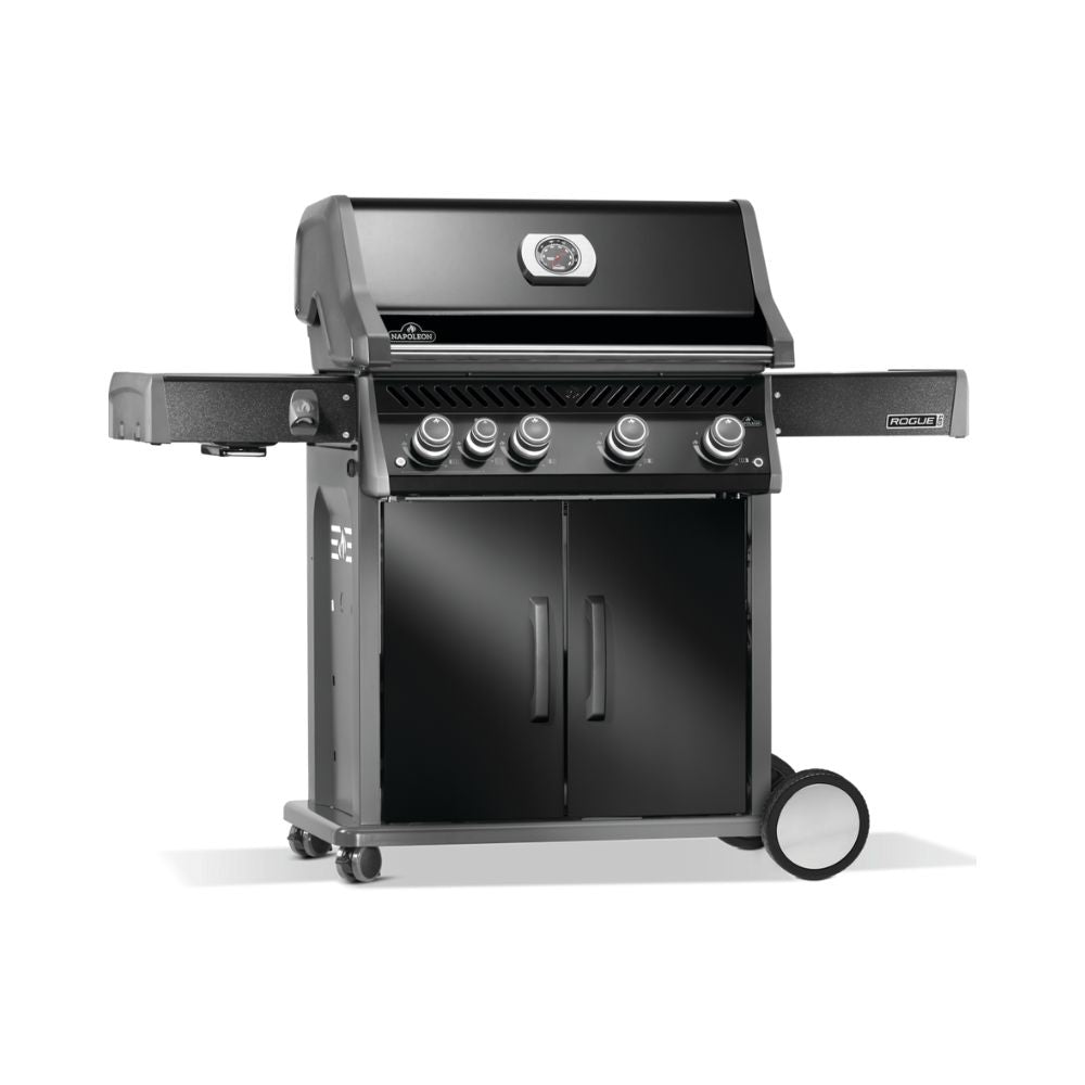 Napoleon Rogue Pro 525 Black Burner BBQ with Infrared Sizzle Sidebur