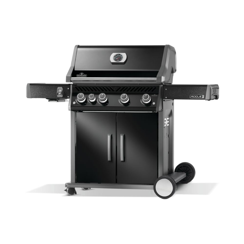 Napoleon Rogue Pro 525 Black 4 Burner BBQ with Infrared Sizzle Sideburner