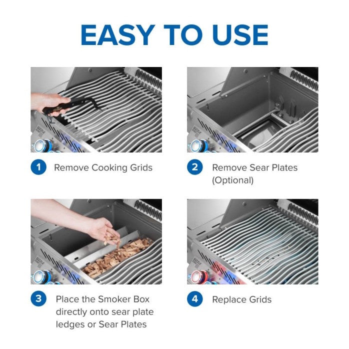 Napoleon Stainless Steel Smoker Box - Tucker Barbecues