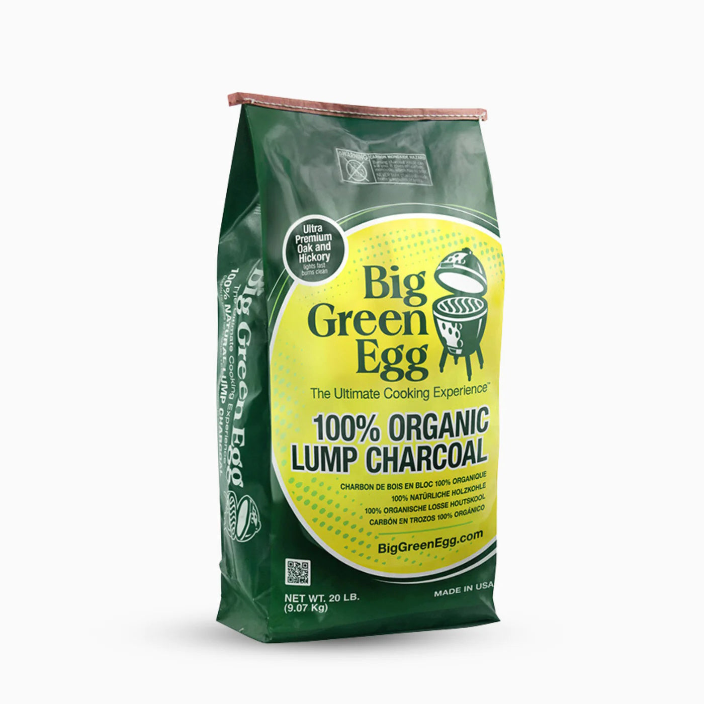 BGE 100% Natural Oak & Hickory Lump Charcoal - 9kg