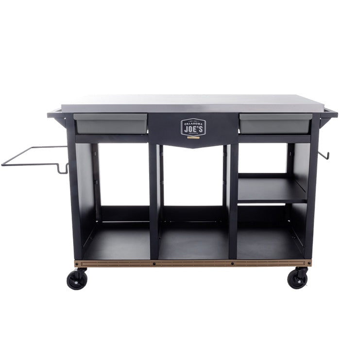 Oklahoma Joes 40 Inch Dlx Prep & Storage Cart