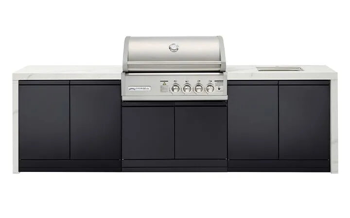 Crossray X-Origin 4 Burner Premium Outdoor Kitchen - Tucker Barbecues